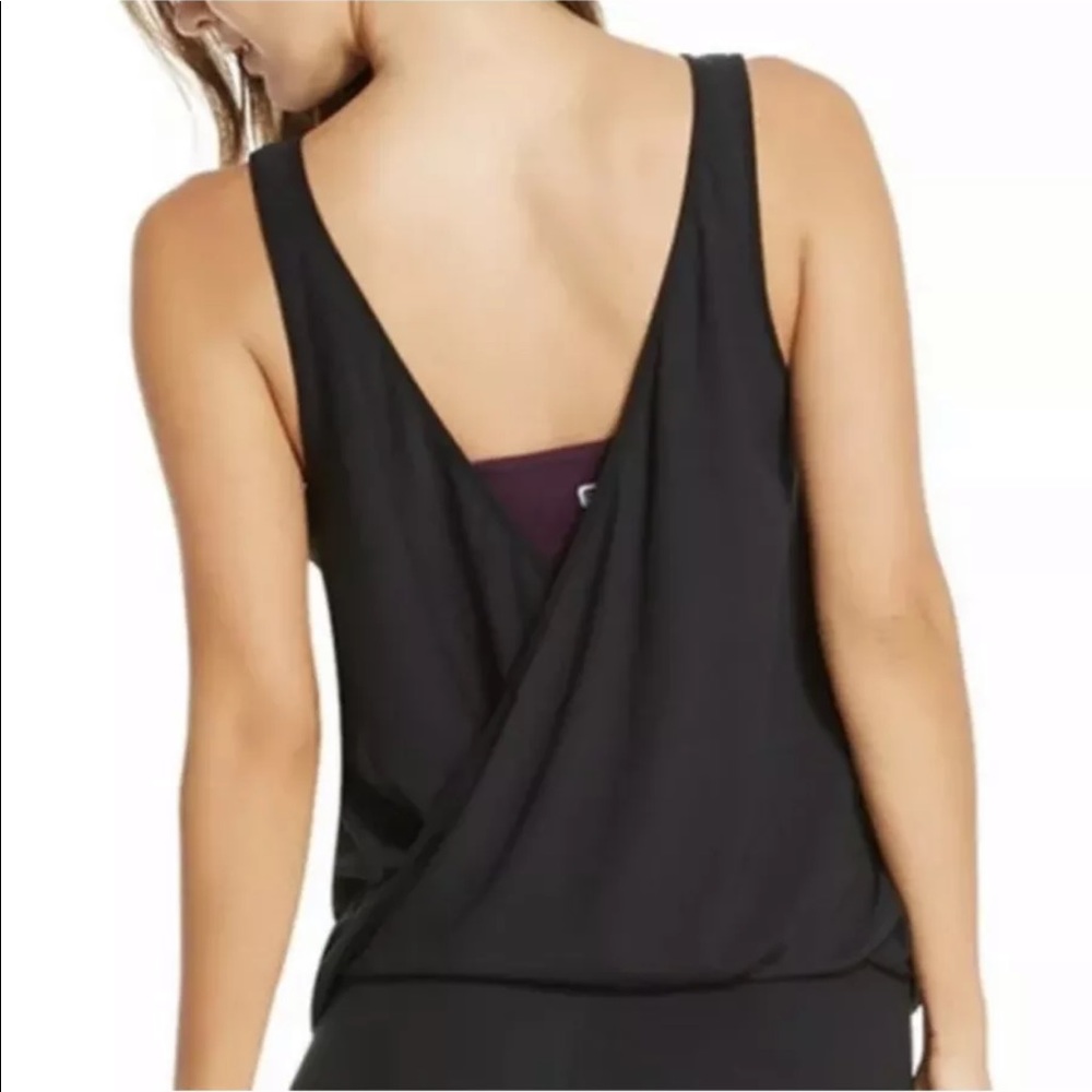 Fabletics Lucia tank black and gray